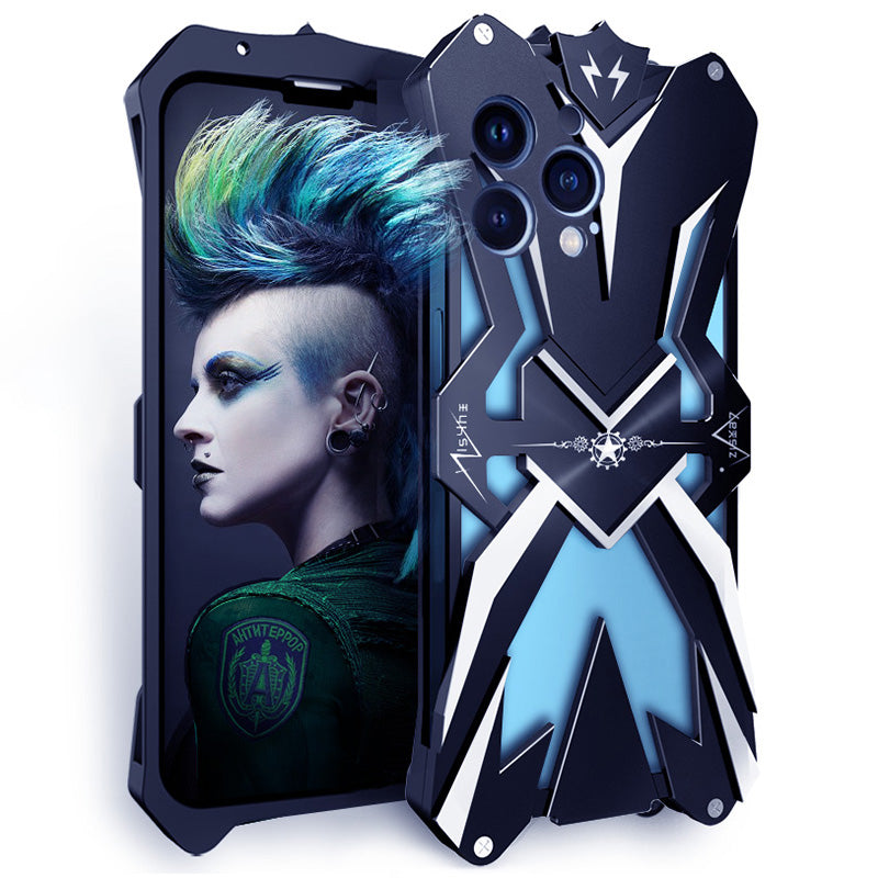 Aluminum Alloy Phone Case for iPhone 12 Pro 6.1 inch Anti-scratch Drop-proof Back Cover Aluminum Alloy Phone Case for iPhone 12 Pro 6.1 inch Anti-scratch Drop-proof Back Cover
